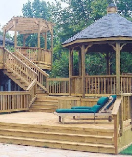 deck with gazebo