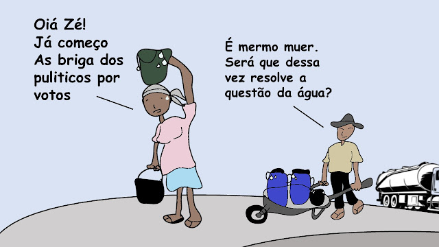 charge: a questão da água