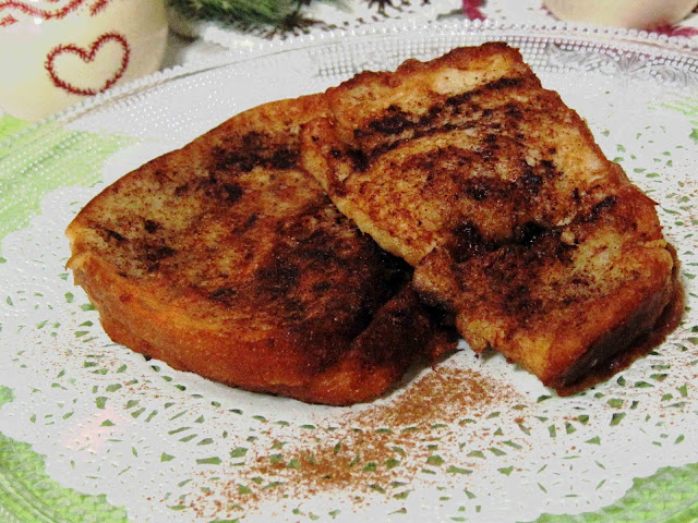 Torrijas rellenas de Dulce de Leche.