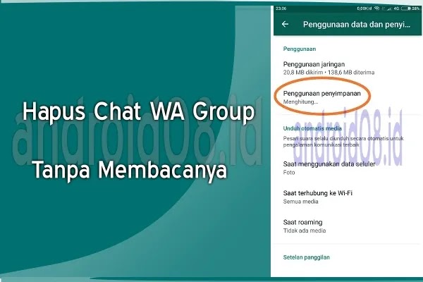 Cara Hapus Chat Pada Group WhatsApp Tanpa Membacanya - Andro-ID