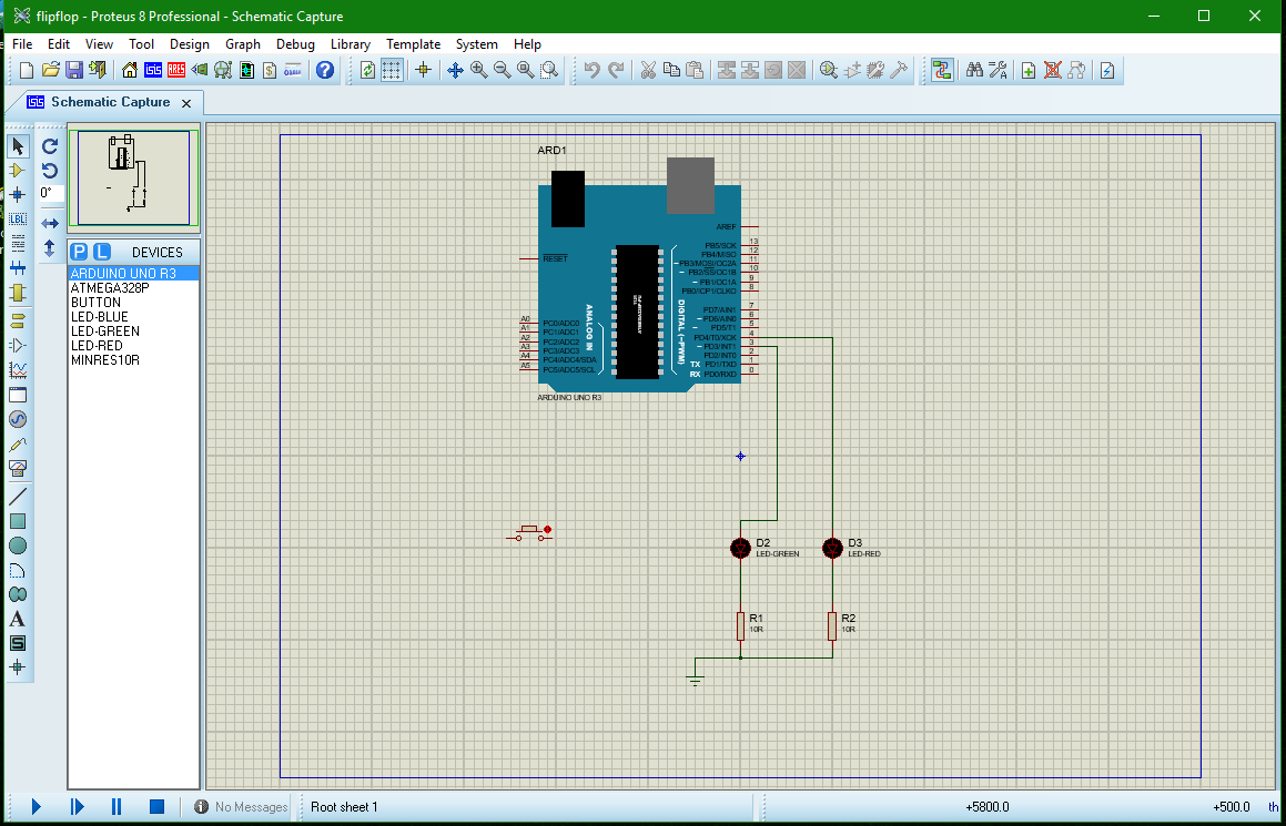 Membuat Simulasi Sketch Arduino UNO di Proteus 8 ~ Infoan Kita