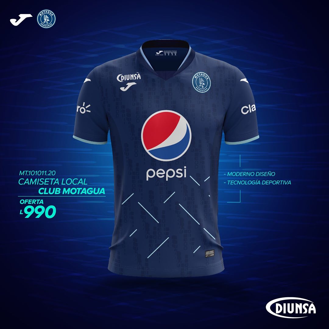 Joma divulga as novas camisas do Motagua Show de Camisas