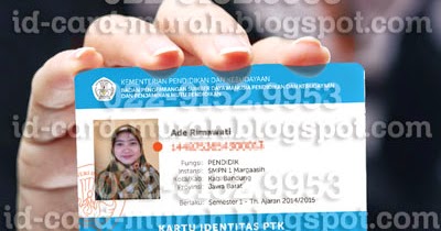 Cetak Kartu NUPTK - 081320607341 cetak id card murah 