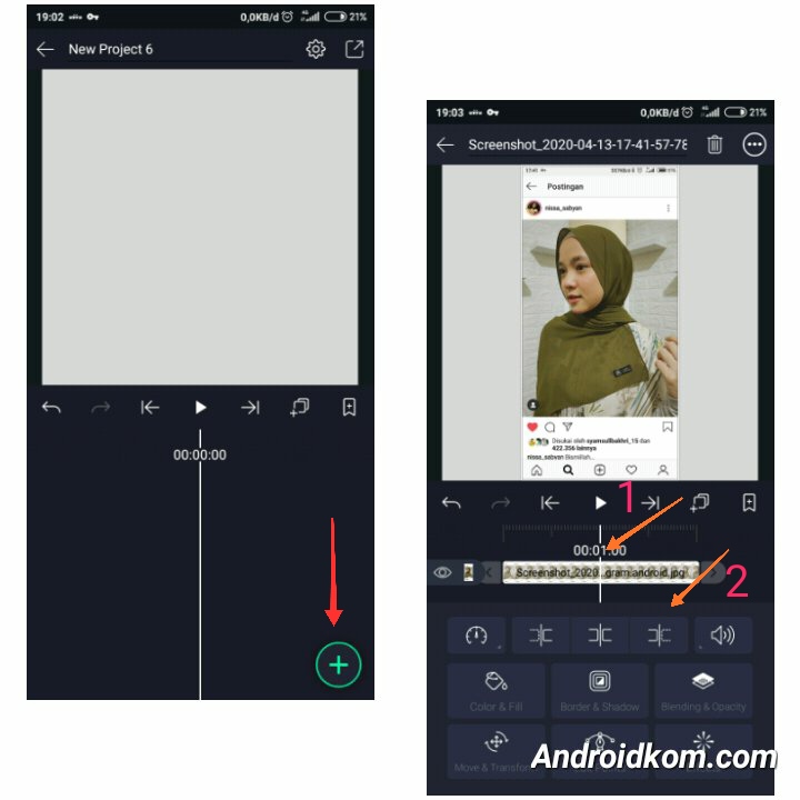 Tutorial Alight Motion Pemula Transisi Slide Androidkom