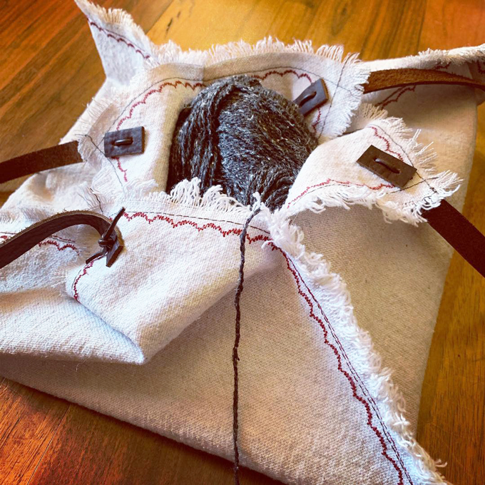 How to make your own Chair Pads with Leather Ties Gather & Make