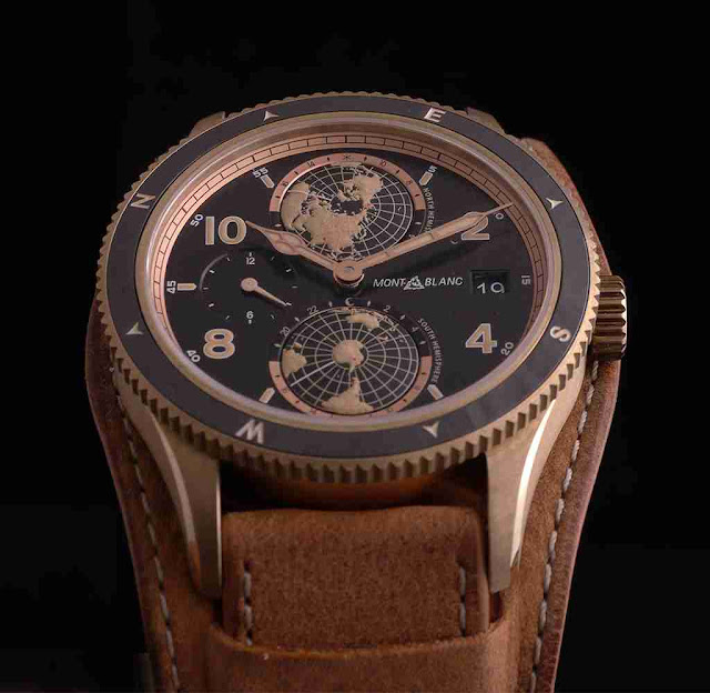 Swiss Limited Edition Montblanc 1858 Worltime Geosphere Stainless Steel 42mm Replica Watch Review