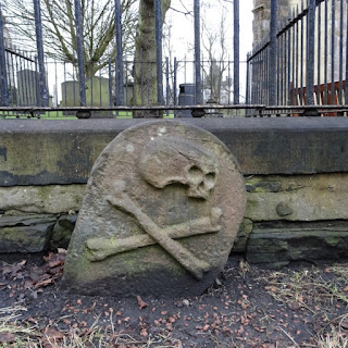 Gravestone at Greyfriars Kirkyard, Edinburgh. Photo by Kevin Nosferatu for the Skulferatu Project