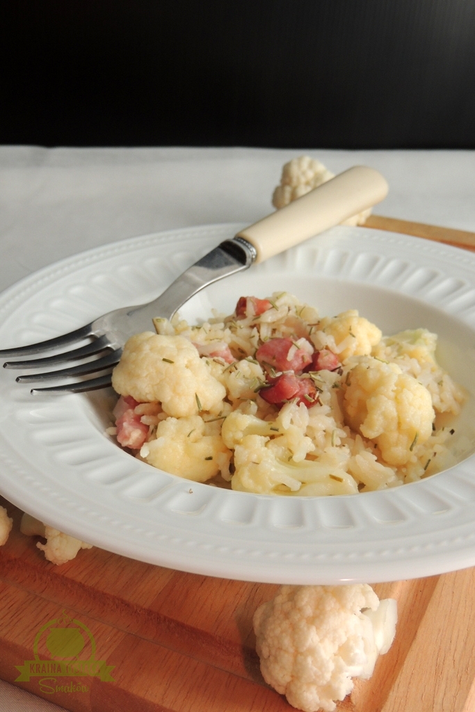 Kraina Tysiąca Smaków Ryż z kalafiorem i boczkiem