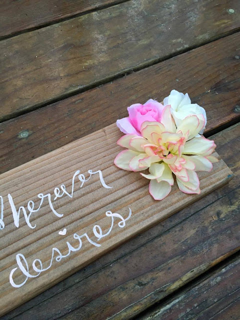 diy rustic wedding sign