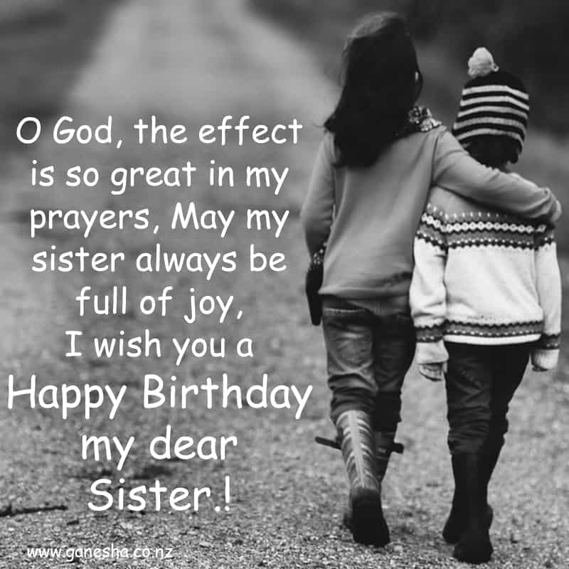 Happy Birthday Wishes for Sister