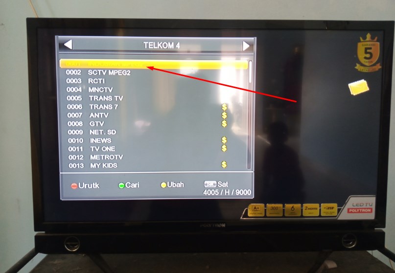 Cara Mencari Channel Indosiar, SCTV dan O Channel Terbaru Januari 2021