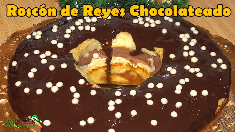 roscon de reyes chocolateado dukan