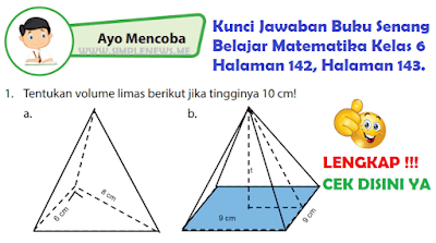 Kunci Jawaban Buku Senang Belajar Matematika Kelas 6 Halaman 142, Halaman 143, www.simplenews.me