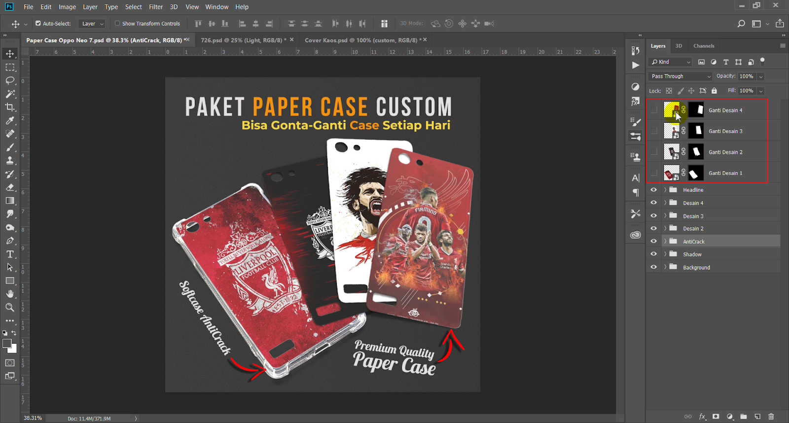 Download Mockup Paper Case Custom Gratis Psd File Mockupgratis In Download Psd Mockup Gratis PSD Mockup Templates