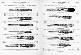 George Wostenholm Pocket Knives Model Listing