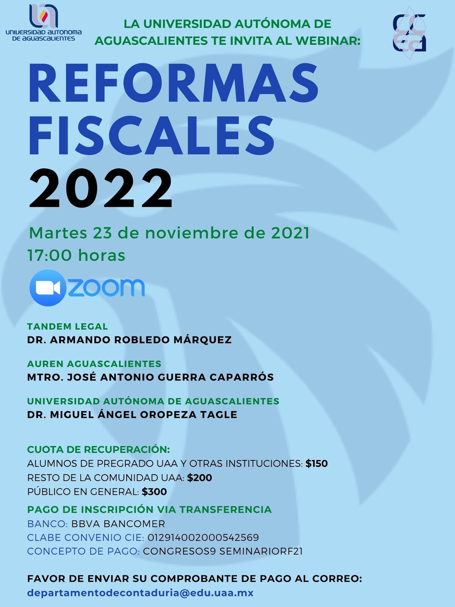 Publicaciones Academia Fiscal de la Universidad Autónoma de