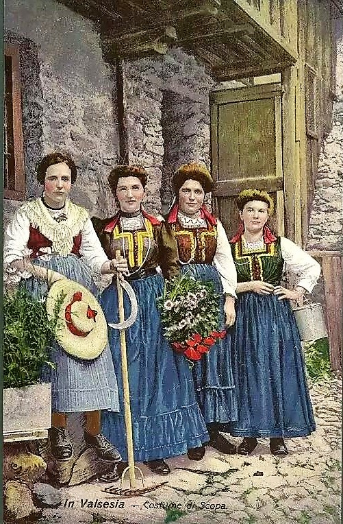 FolkCostume&Embroidery: overview of the costumes of Piemont, Italy ...