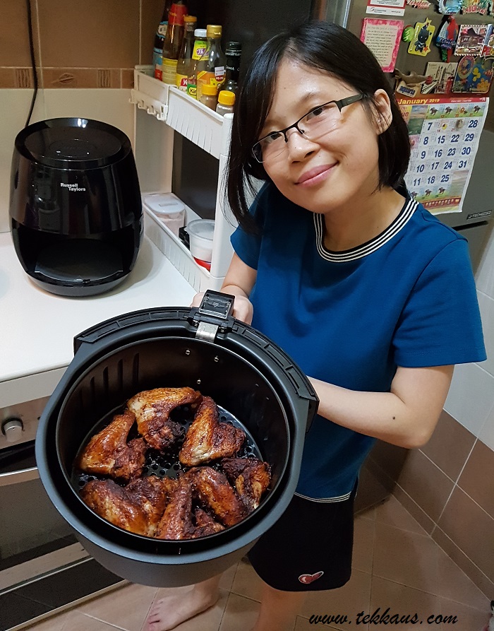 How to cook chicken wings with Russell Taylors Air Fryer-My Honest Review