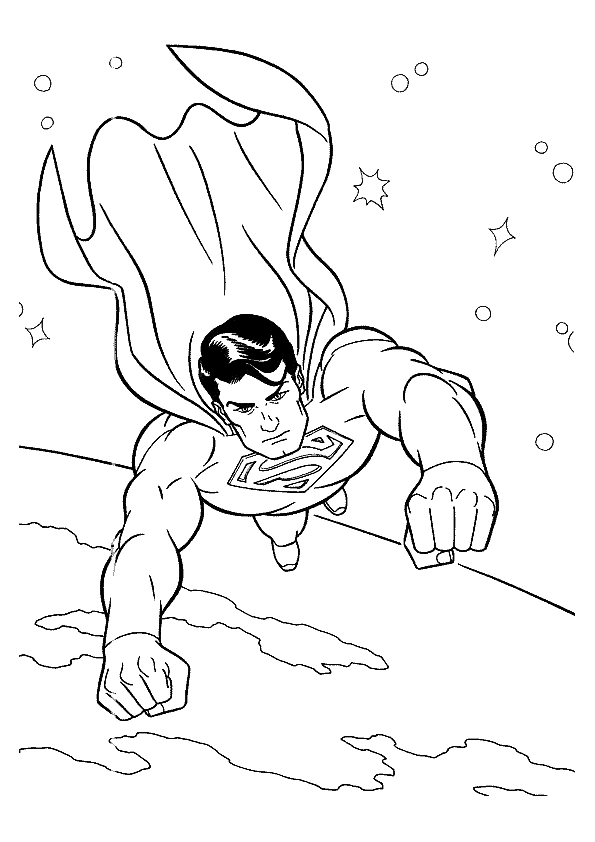 man of steel coloring pages - photo #24