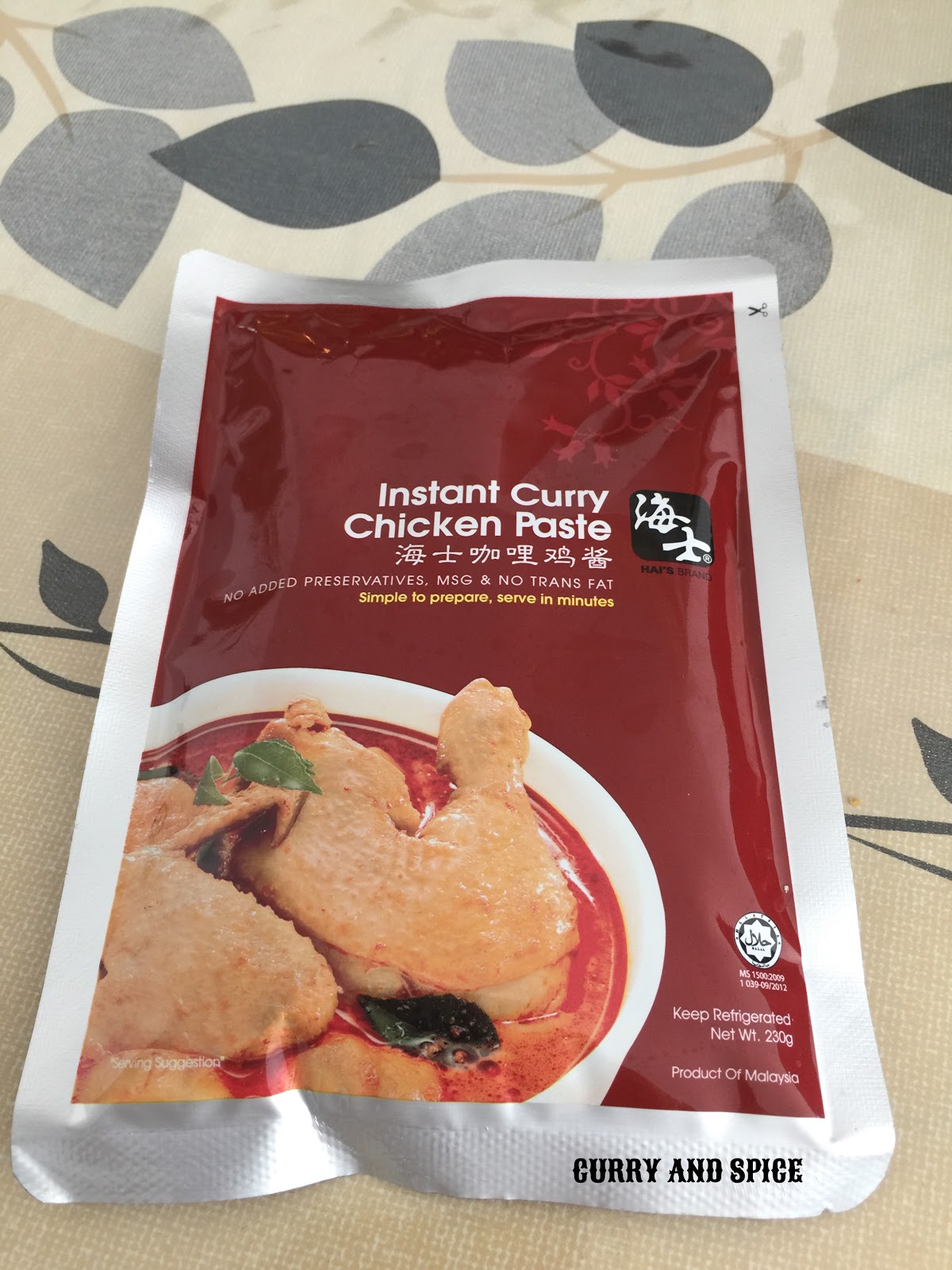 CURRY AND SPICE CURRY CHICKEN