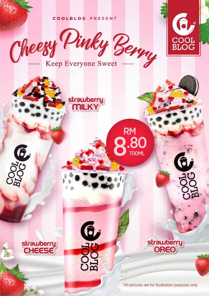 Coolblog Perkenal Cheesy Pinky Berry Untuk Menghangat Deria Rasa Semua