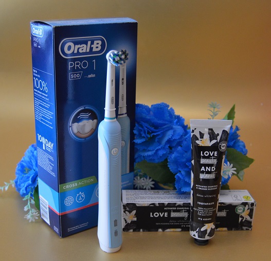 Mi higiene bucodental con LOVE BEAUTY AND PLANET y ORAL-B