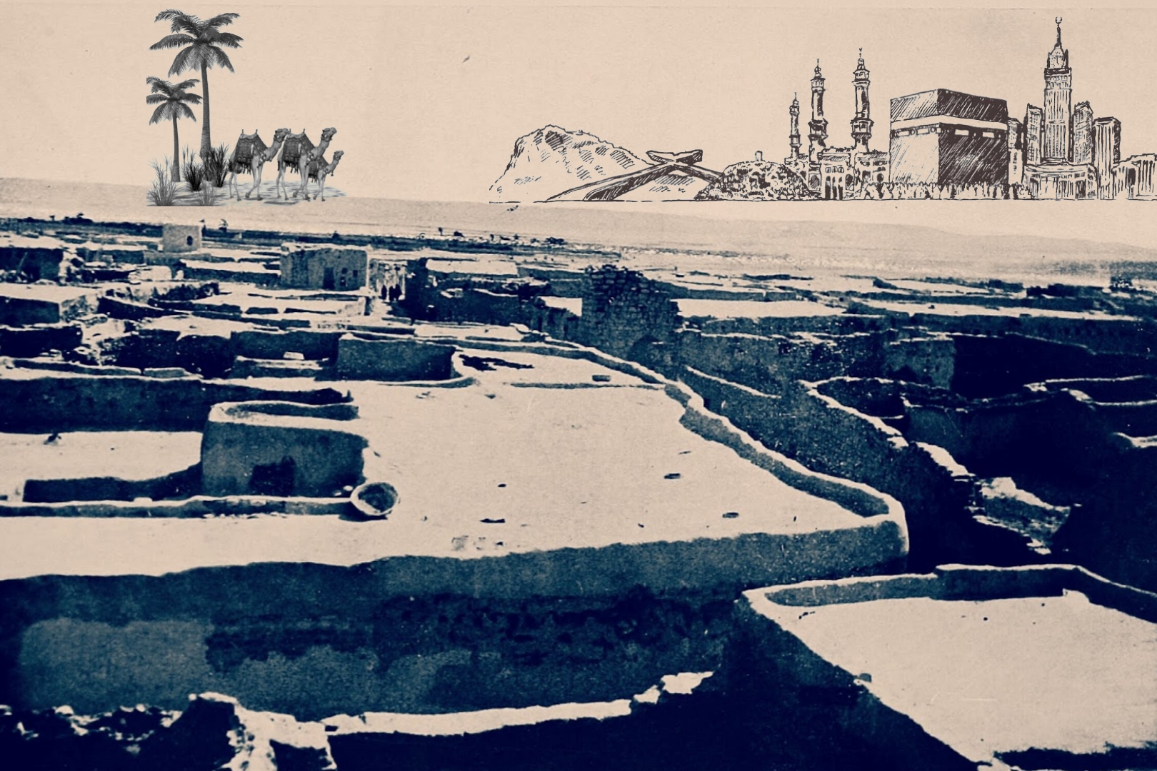 أسماء فوج حجبج السخاني عام 1944م برفقة الشيح محمد سعيد العواد