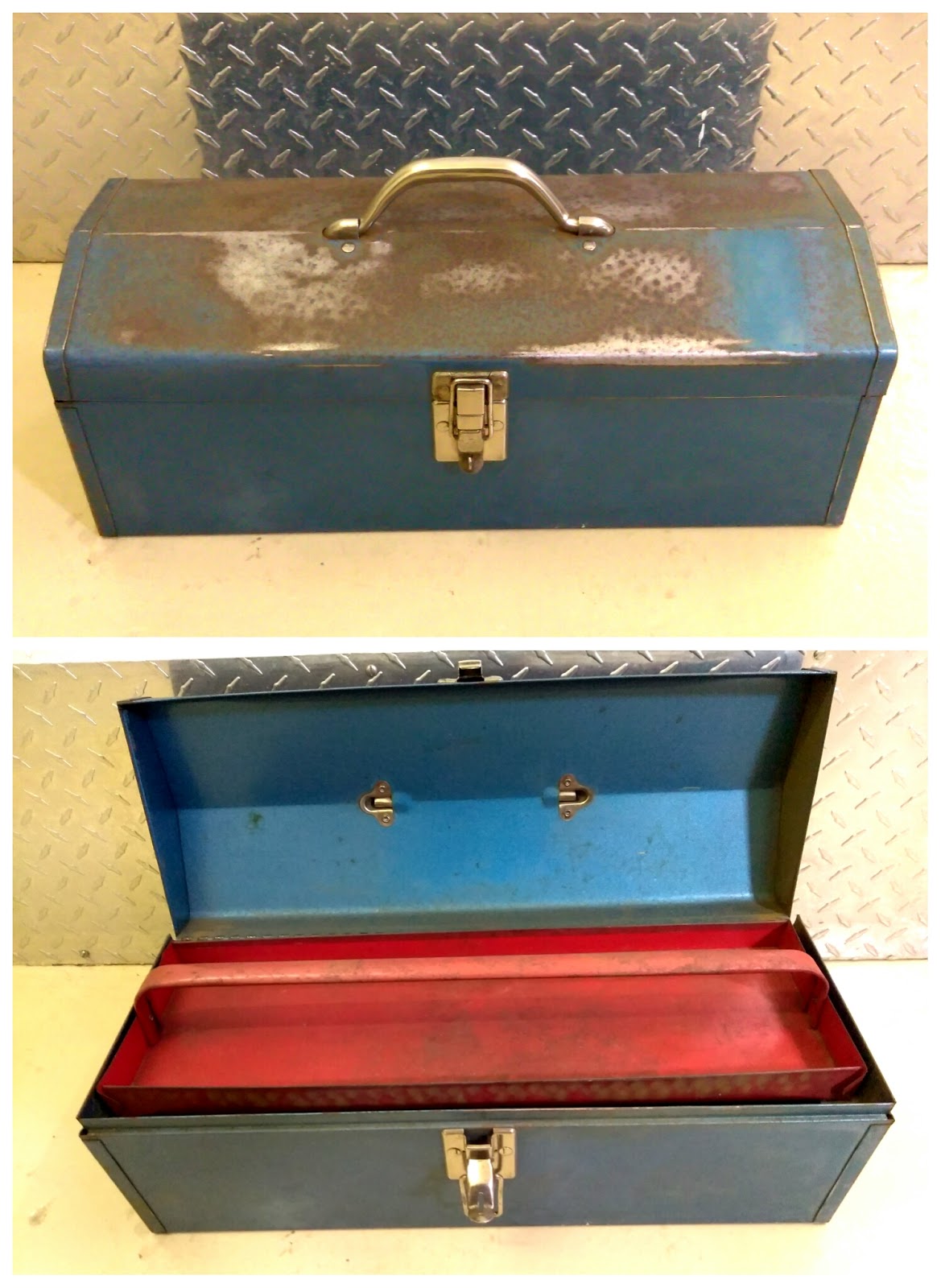 Vintage Hip Roof Toolbox Restoration Completed!