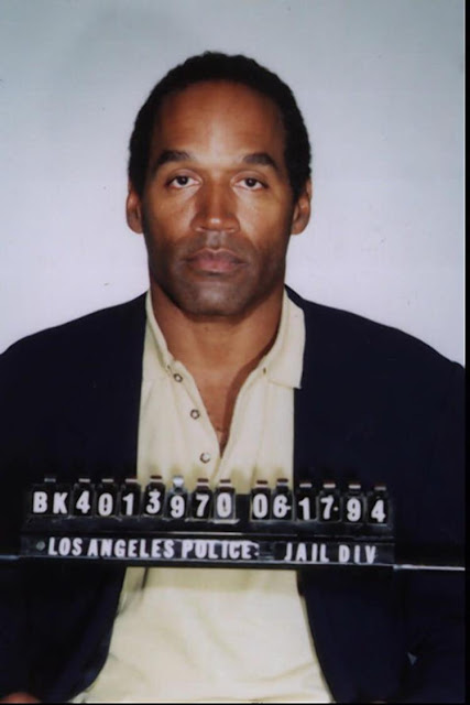 Mug shot of O.J. Simpson after his arrest (June 17, 1994)