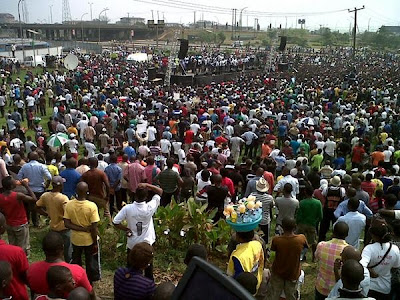 Photos From Today's #OccupyNigeria Protests In Lagos 7