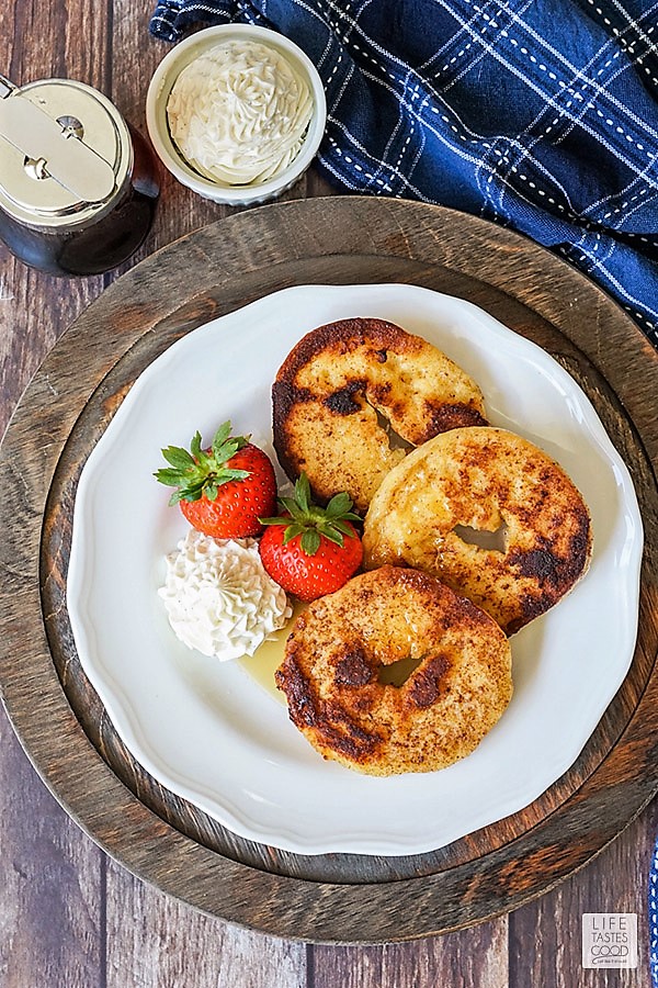 French Toast Bagel Life Tastes Good