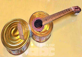 Instrumento musical reciclado : Guitarras e instrumentos de cuerda