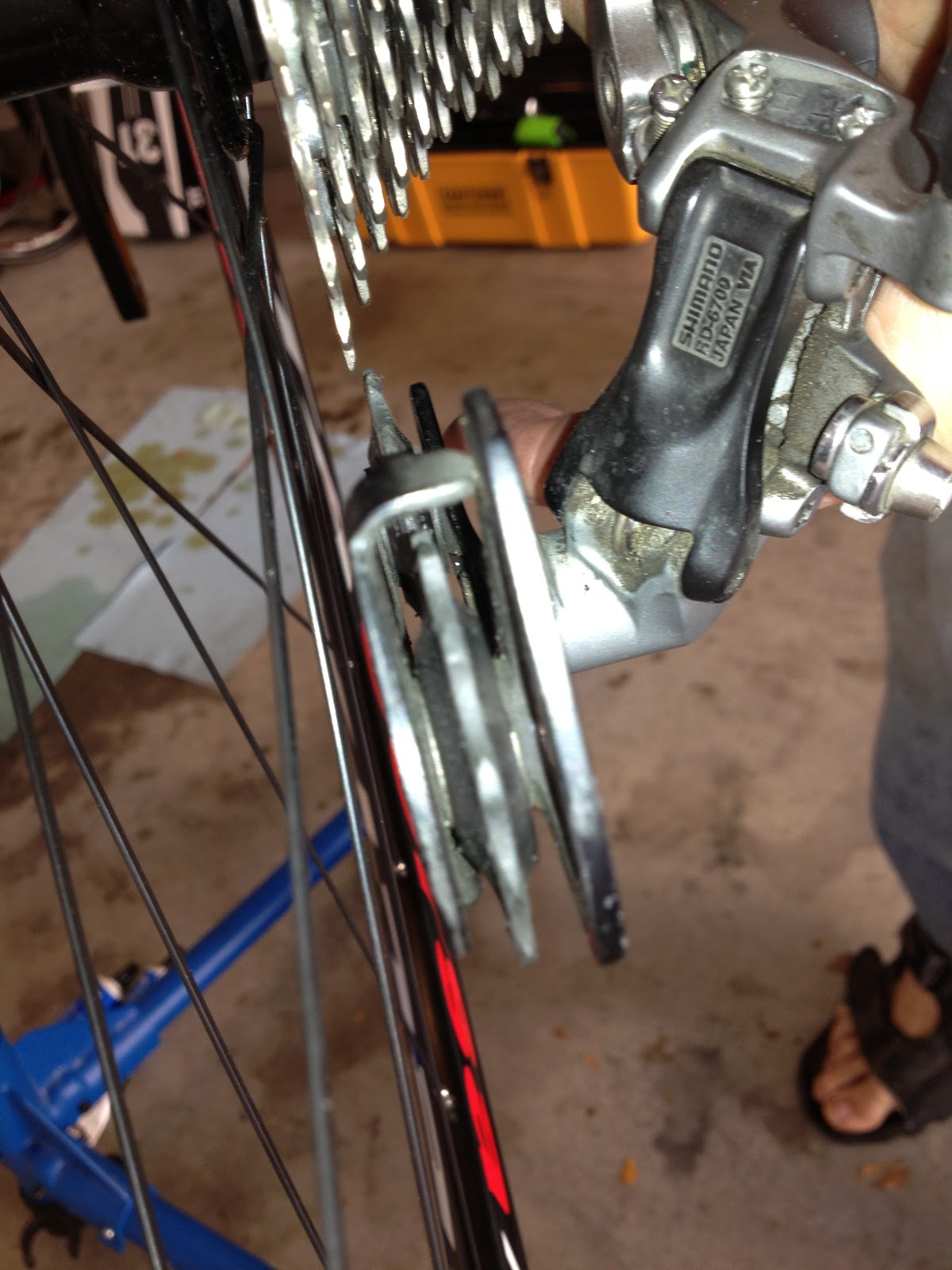 Clyde's Triathlon Training Building My Bike 7 Brakes, Derailleurs