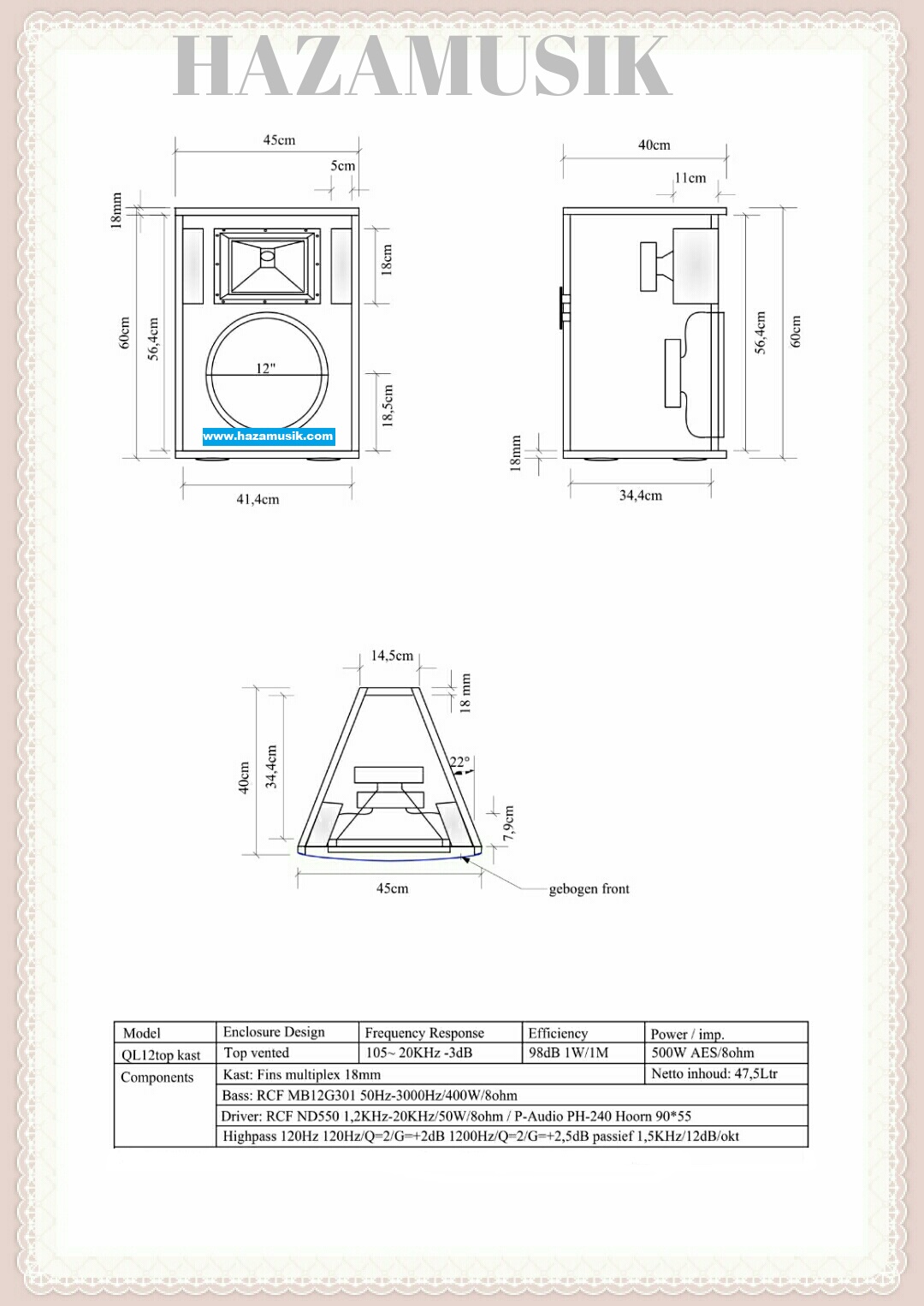 Skema Box Line Array 10 Inch