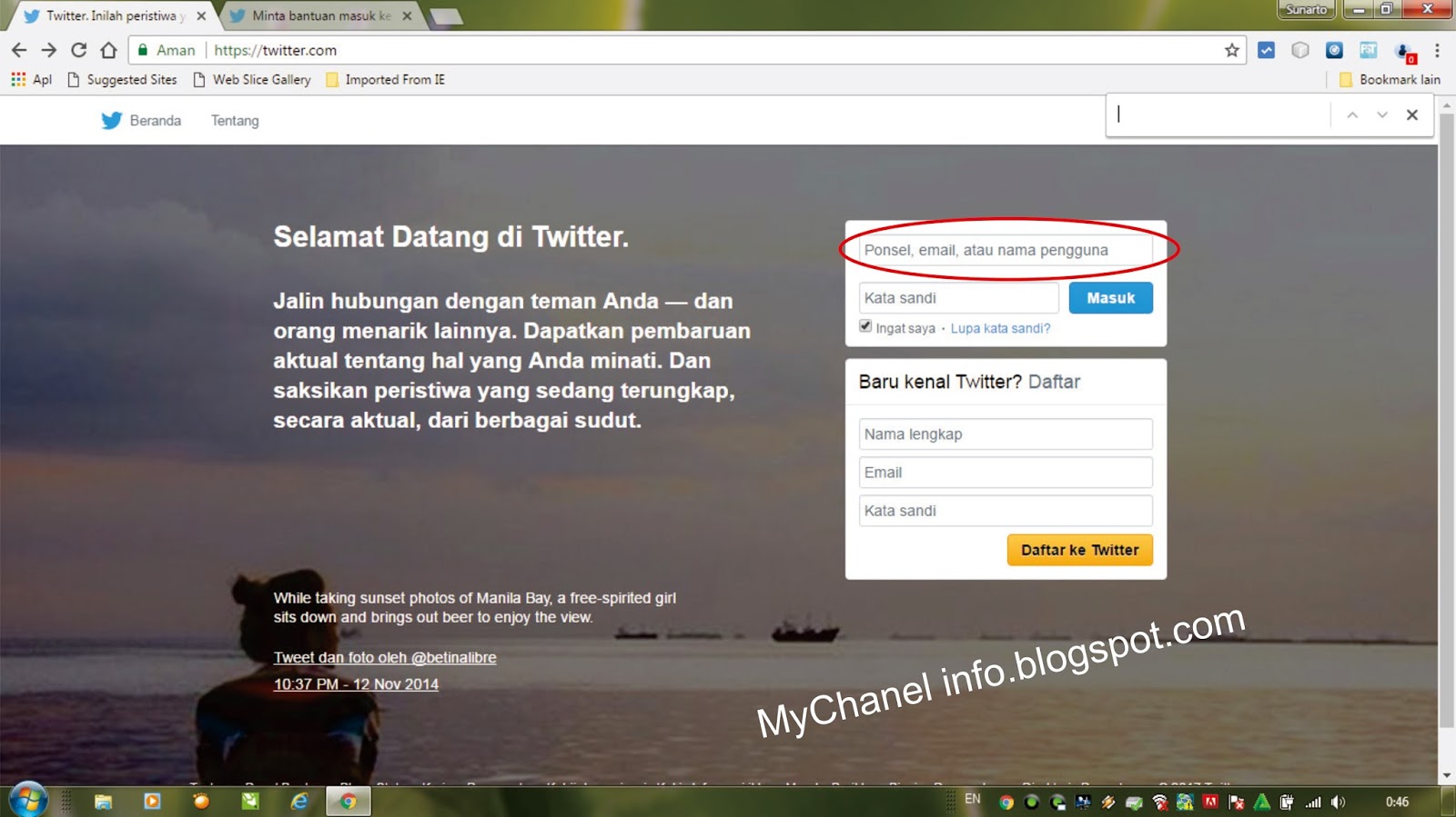 Cara Menghapus Akun Twitter yang lupa Pasword dan Email
