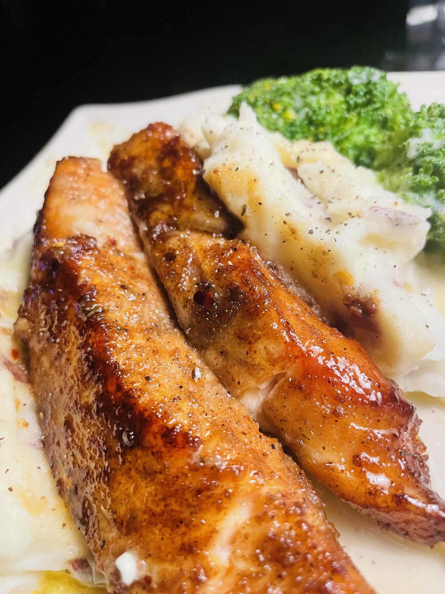 Recipe Momma Honey Jerk salmon