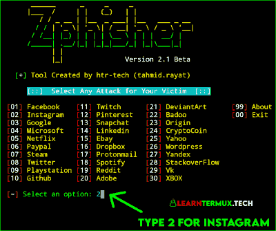 Termux Zphisher : Advance Phishing Tool For Termux