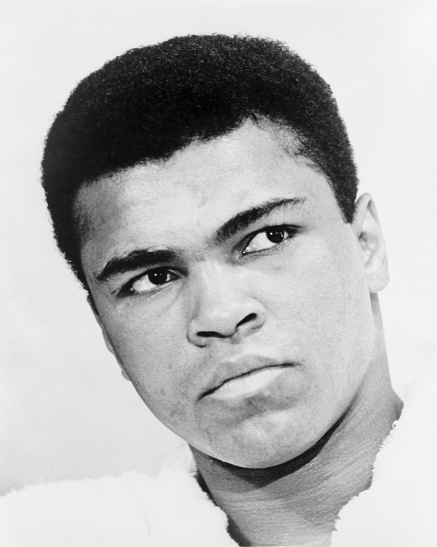 Muhammed Ali in his early age thinking whom to take down next