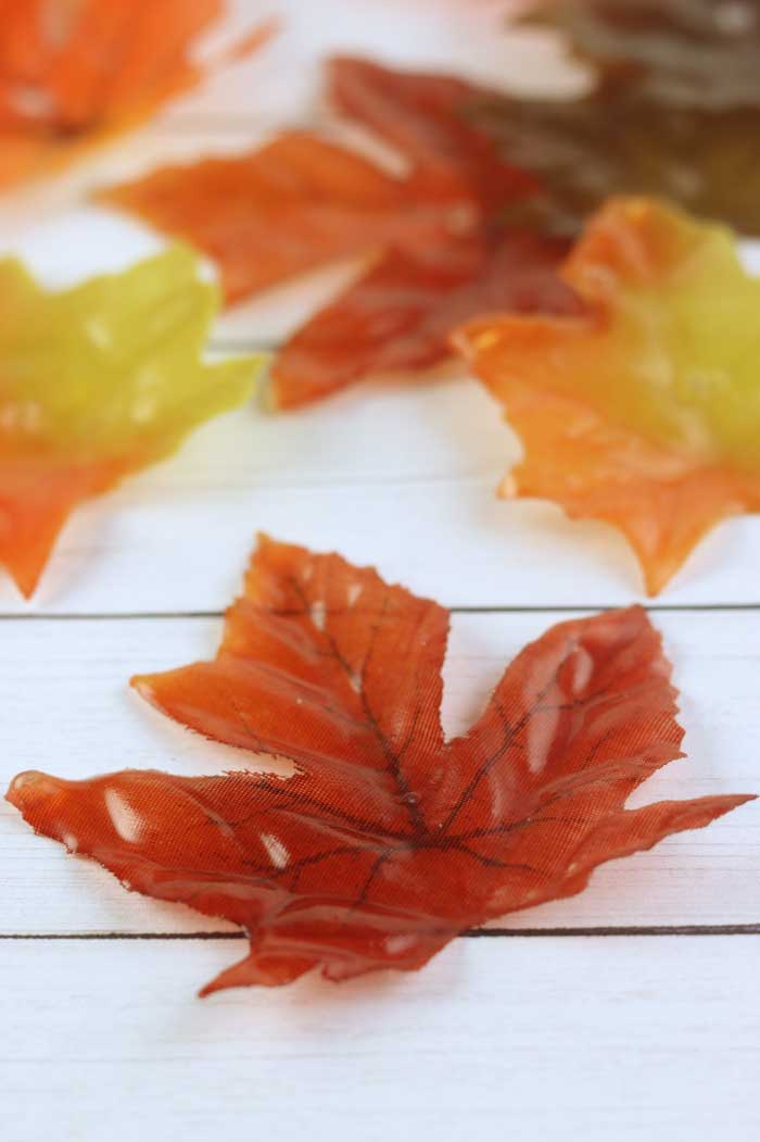 How to Make Single Use Soap Leaves for Fall Everything Pretty