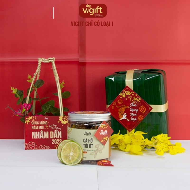ViGift Cá hố rim tỏi ớt 200g/500g