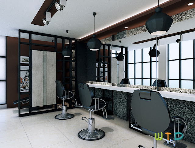 Interior Desain Barbershop Bandar Lampung