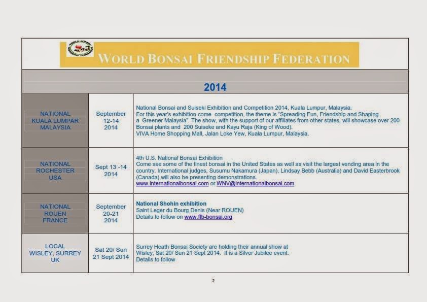 Bonsai Mauritius Bonsai Events