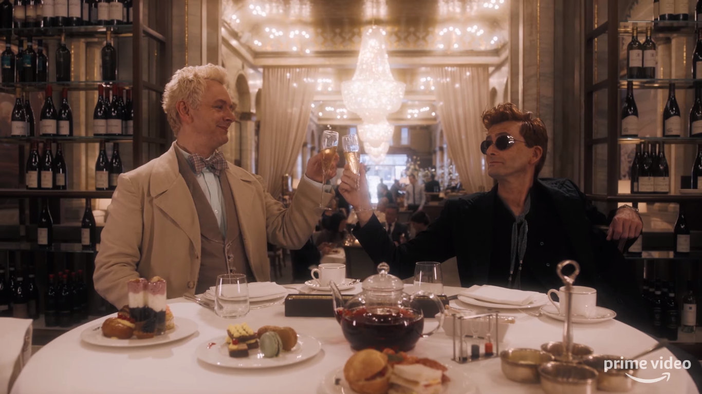Video Photos First Teaser Trailer For Good Omens Released - prime video clip roblox restaurant