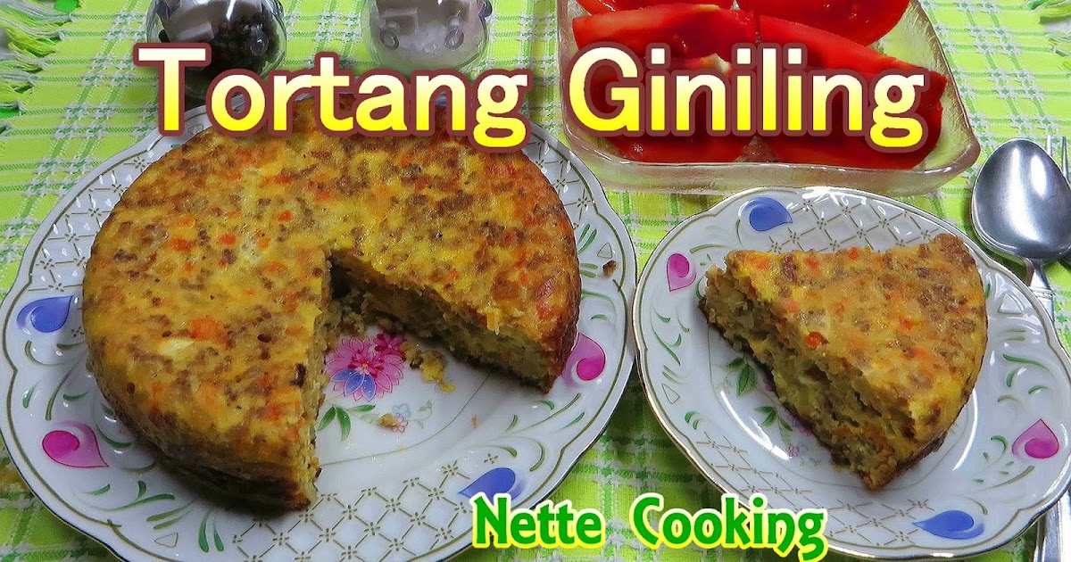 Cooking" "Tortang Giniling (ground pork omelette)"
