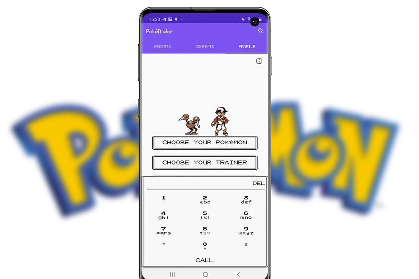 تطبيق جديد يغير واجهة المكالمات الهاتفية الى قتال بوكيمون مثير PokéDialer  