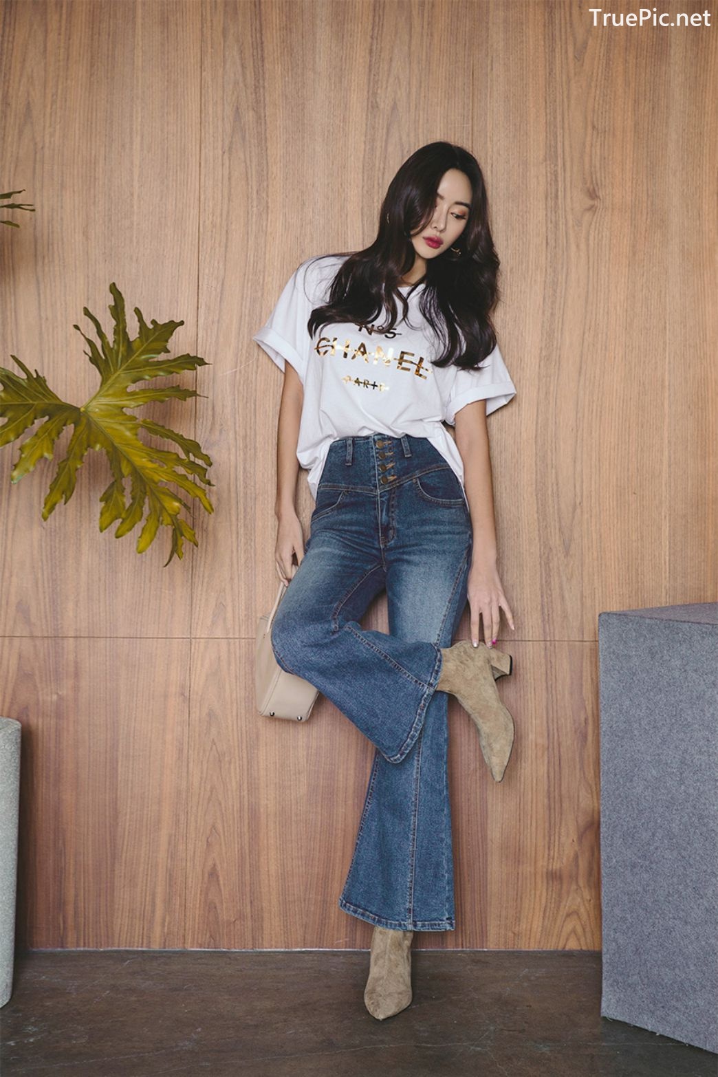 Image-Korean-Fashion-Model-Kim-Bo-Ram-Jeans-Set-Collection-TruePic.net- Picture-26