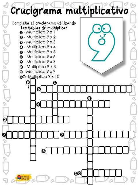 crucigrama-aprender-tablas-multiplicar