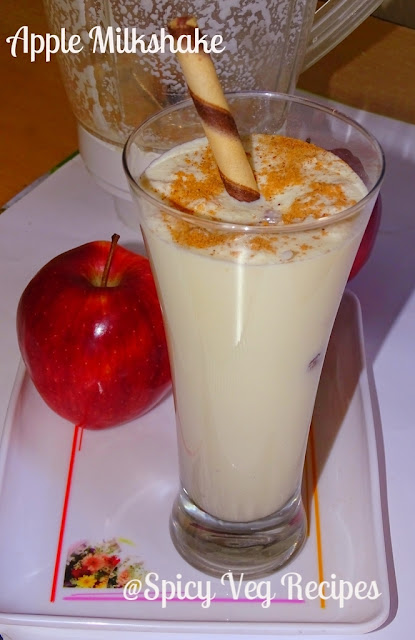 Beverages, fusion, Miscellaneous, Summer Recipes, Quick Recipes, Easy Recipes, 15 Minutes Recipes, apple, milkshake, milk,Apple Milkshake/Apple Mash Recipe, How to make Apple Milkshake/Apple Mash