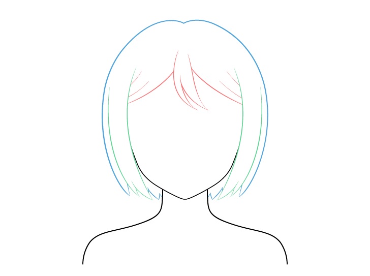 cara nak lukis rambut anime perempuan - Stephanie Ogden