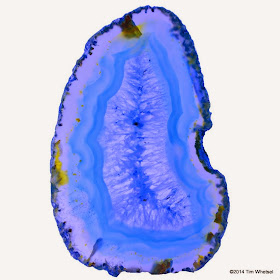 Blue Druzy Geode Slice - ©2014 Tim Whetsel - TDWJewelry